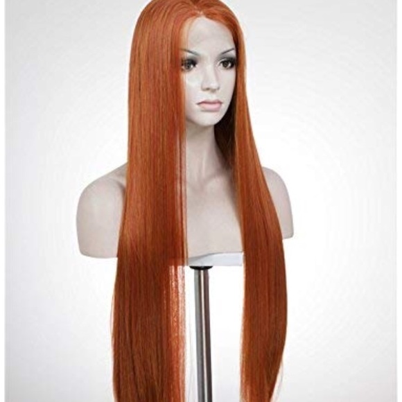?Vima  28” COPPER RED AUBURN LACE FRONT Wig*NWT* main image 5